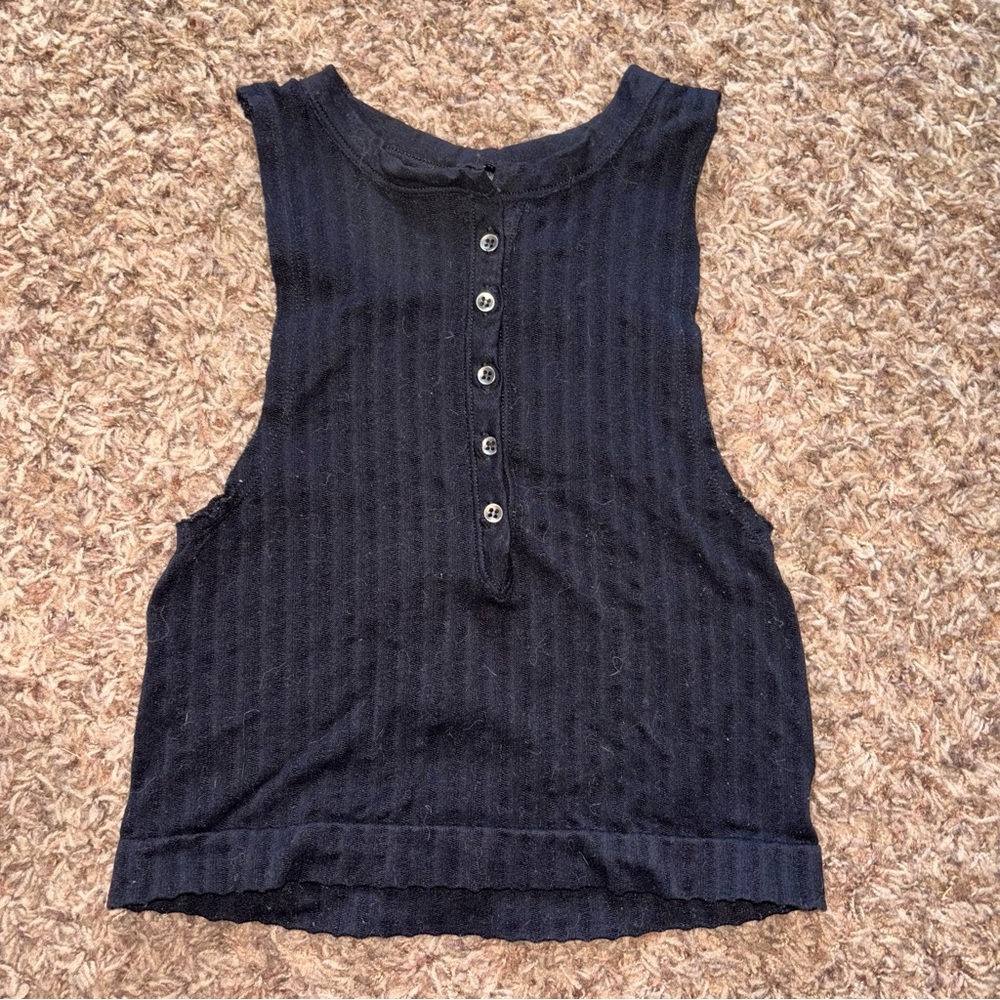 Out From Under | Black High-Neck Tank